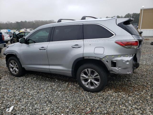 5TDKKRFH7FS114085 - 2015 TOYOTA HIGHLANDER XLE Gümüş foto 2