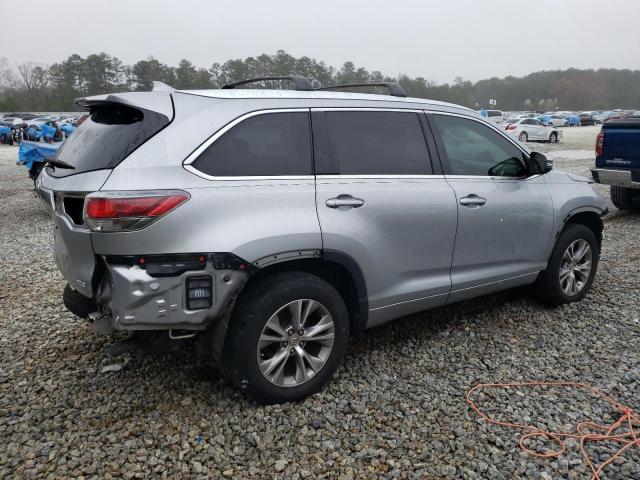 5TDKKRFH7FS114085 - 2015 TOYOTA HIGHLANDER XLE Gümüş foto 3