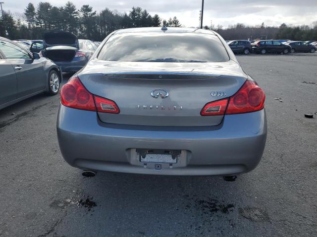 JNKBV61F67M818916 - 2007 INFINITI G35 GRAY photo 6