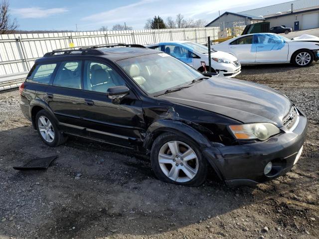 4S4BP85C254363059 - 2005 SUBARU LEGACY OUTBACK H6 R VDC BLACK photo 4