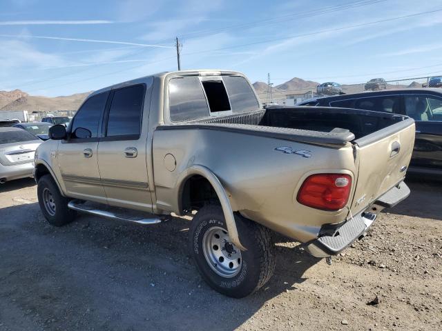 1FTRW08LX1KE32623 - 2001 FORD F150 SUPERCREW GOLD photo 2