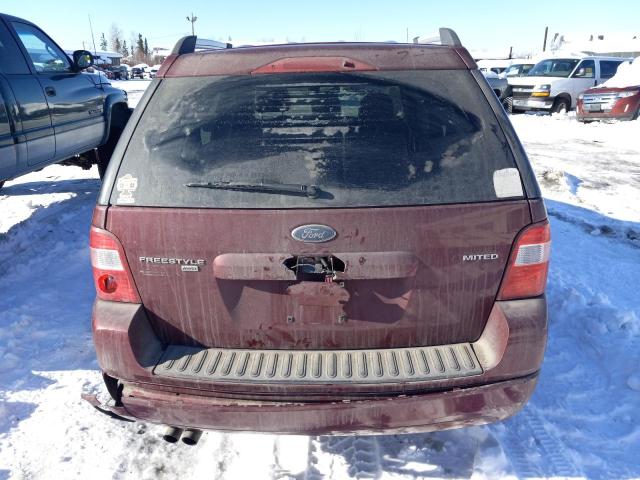 1FMZK06125GA74015 - 2005 FORD FREESTYLE LIMITED RED photo 6