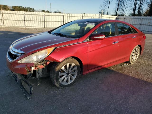 5NPEC4AC1EH940783 - 2014 HYUNDAI SONATA SE RED photo 1