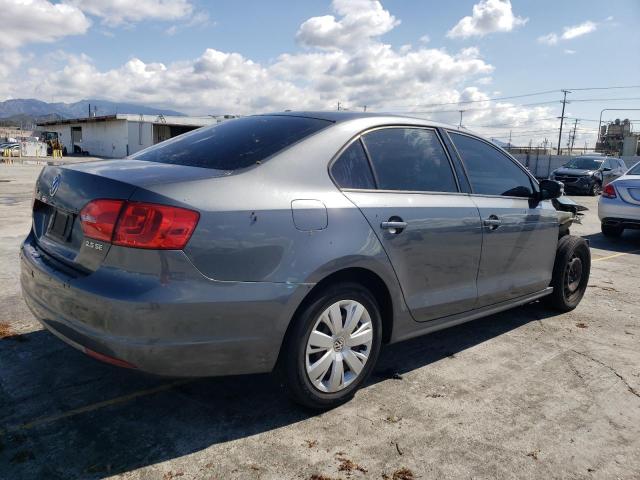 3VWDZ7AJ1BM386934 - 2011 VOLKSWAGEN JETTA SE GRAY photo 3