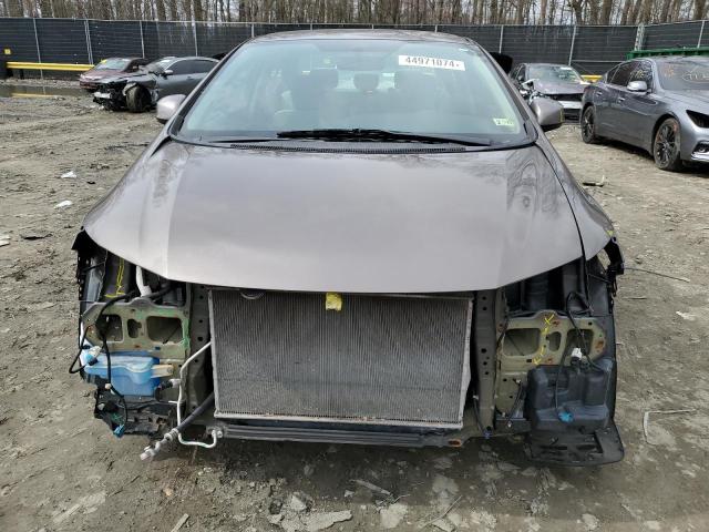 2HGFB2F57DH579607 - 2013 HONDA CIVIC LX GRAY photo 5