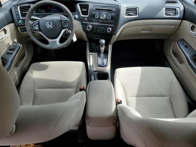 2HGFB2F57DH579607 - 2013 HONDA CIVIC LX GRAY photo 8