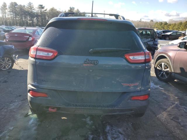 1C4PJMBS4FW655205 - 2015 JEEP CHEROKEE TRAILHAWK GRAY photo 6