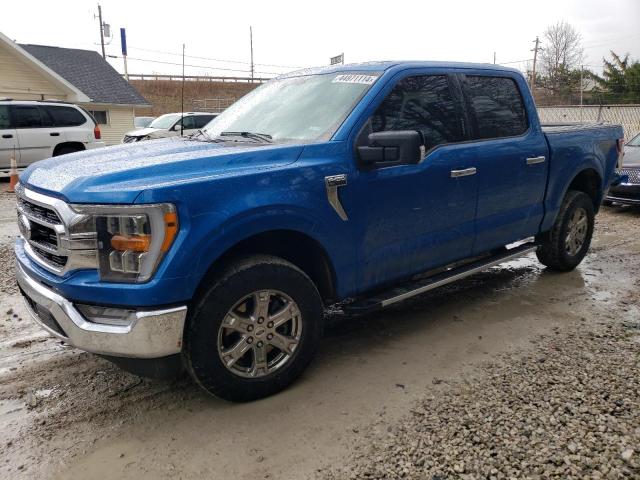 1FTEW1EP1MFC44050 - 2021 FORD F150 SUPERCREW BLUE photo 1