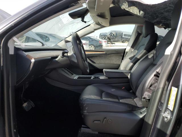 7SAYGDED9PF968369 - 2023 TESLA MODEL Y Gris foto 7