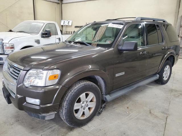 1FMEU73E88UA75961 - 2008 FORD EXPLORER XLT GRAY photo 1