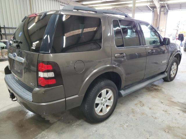 1FMEU73E88UA75961 - 2008 FORD EXPLORER XLT GRAY photo 3