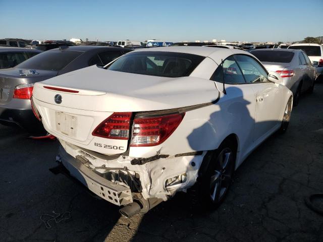 JTHFF2C23A2509876 - 2010 LEXUS IS 250 WHITE photo 3