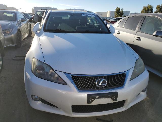 JTHFF2C23A2509876 - 2010 LEXUS IS 250 WHITE photo 5