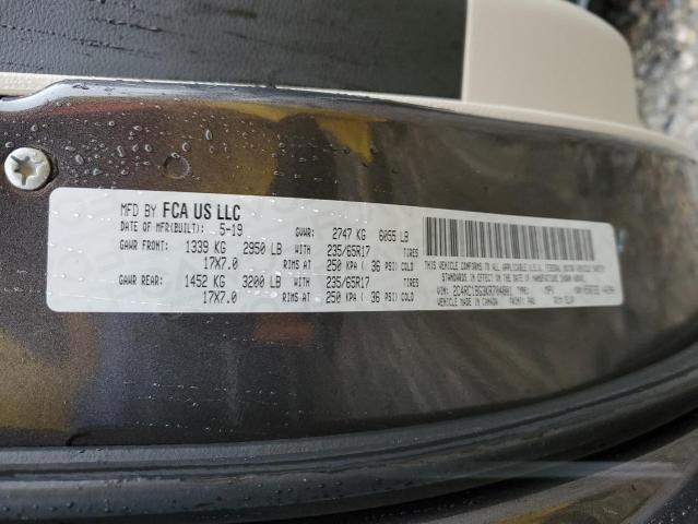 2C4RC1BG3KR704801 - 2019 CHRYSLER PACIFICA TOURING L GRAY photo 13