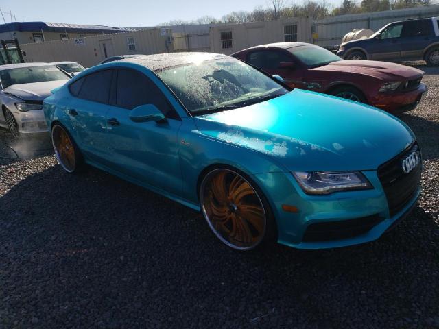 WAU2GAFC6EN118587 - 2014 AUDI A7 PRESTIGE BLUE photo 4