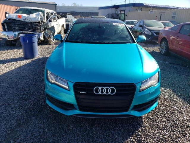 WAU2GAFC6EN118587 - 2014 AUDI A7 PRESTIGE BLUE photo 5