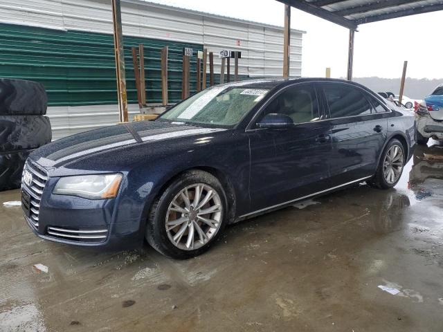 WAURGAFD9DN021633 - 2013 AUDI A8 L QUATTRO BLUE photo 1