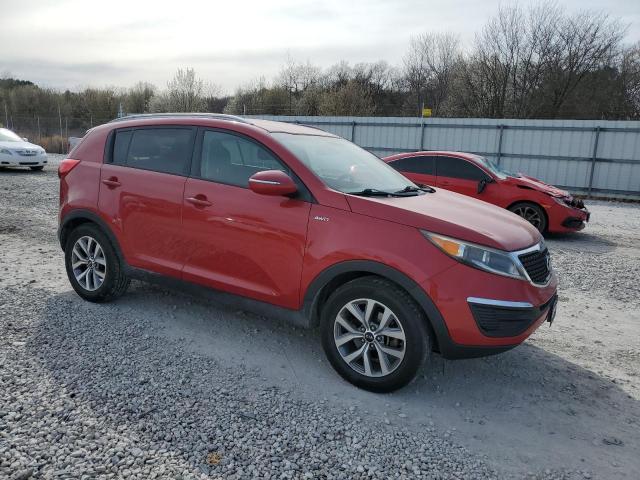 KNDPBCAC4F7769989 - 2015 KIA SPORTAGE LX RED photo 4