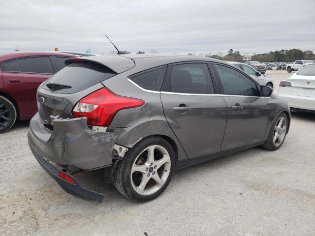 1FADP3N27EL281217 - 2014 FORD FOCUS TITANIUM GRAY photo 3