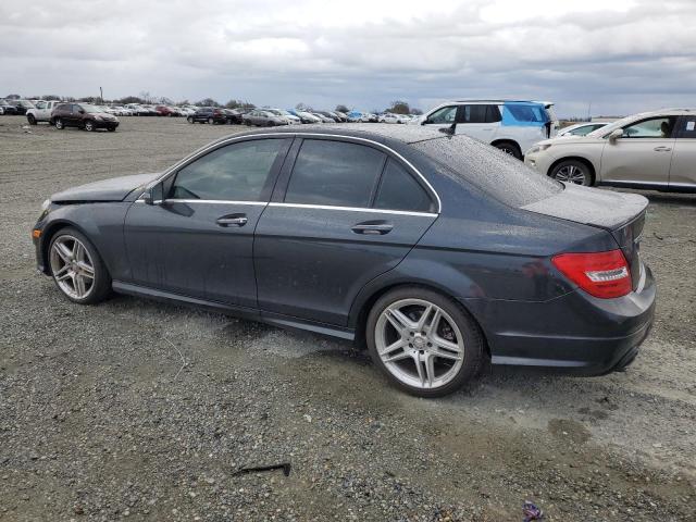 WDDGF4HB9DA815538 - 2013 MERCEDES-BENZ C 250 CHARCOAL photo 2