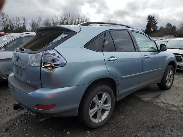 JTJHW31UX82057663 - 2008 LEXUS RX 400H BLUE photo 3