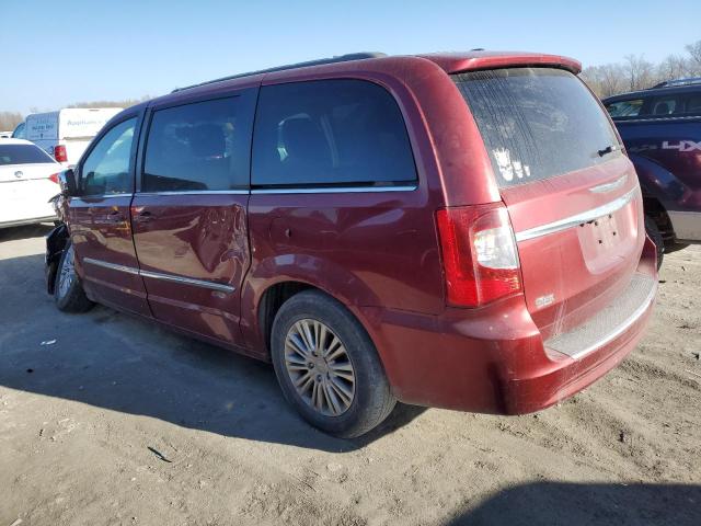 2C4RC1CG5DR616222 - 2013 CHRYSLER TOWN & COU TOURING L RED photo 2