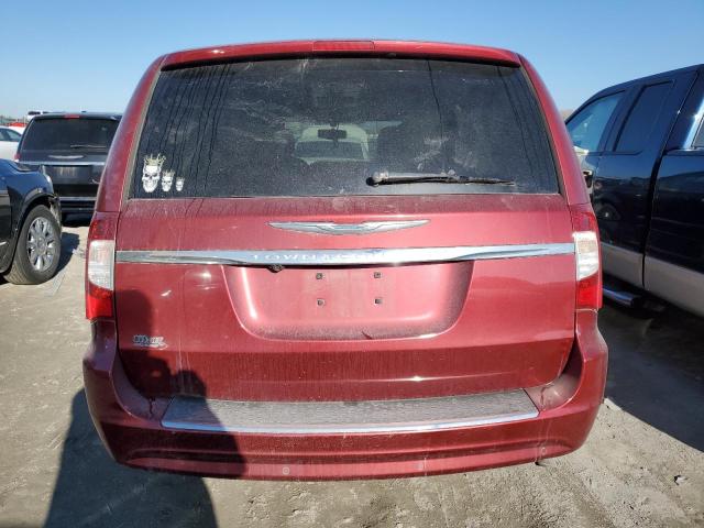 2C4RC1CG5DR616222 - 2013 CHRYSLER TOWN & COU TOURING L RED photo 6