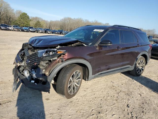 1FM5K8GC5LGB38882 - 2020 FORD EXPLORER ST MAROON photo 1