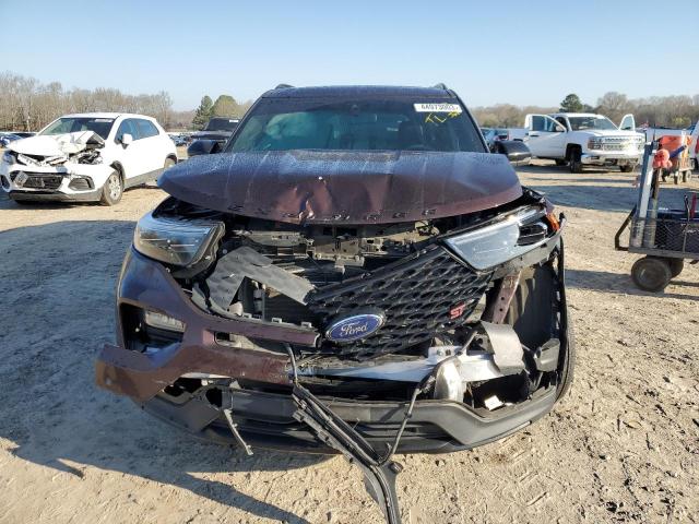 1FM5K8GC5LGB38882 - 2020 FORD EXPLORER ST MAROON photo 5