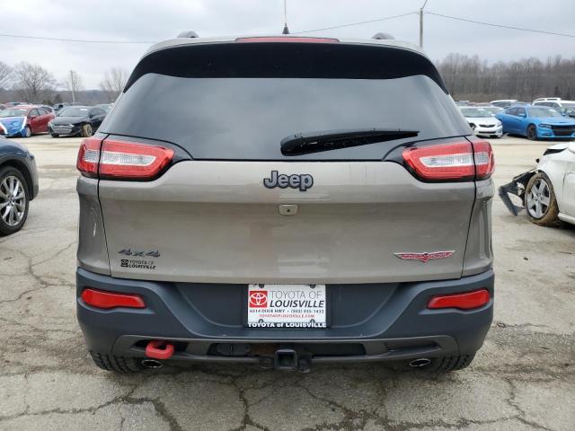 1C4PJMBS3GW267853 - 2016 JEEP CHEROKEE TRAILHAWK GREEN photo 6