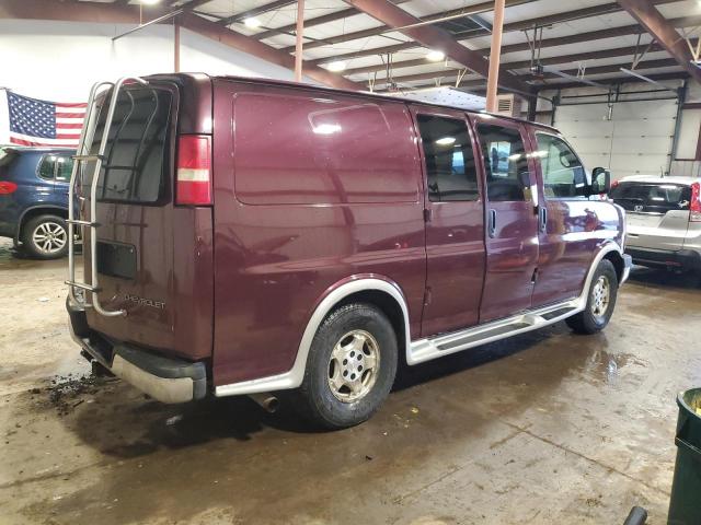 1GBFH15T041163974 - 2004 CHEVROLET EXPRESS G1 BURGUNDY photo 3