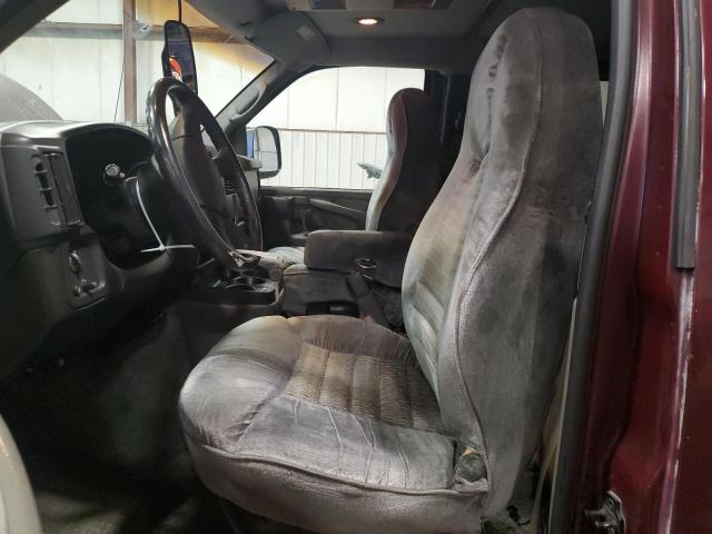 1GBFH15T041163974 - 2004 CHEVROLET EXPRESS G1 BURGUNDY photo 7