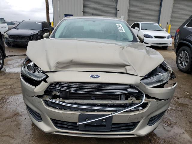 3FA6P0G72FR275988 - 2015 FORD FUSION S BEIGE photo 5