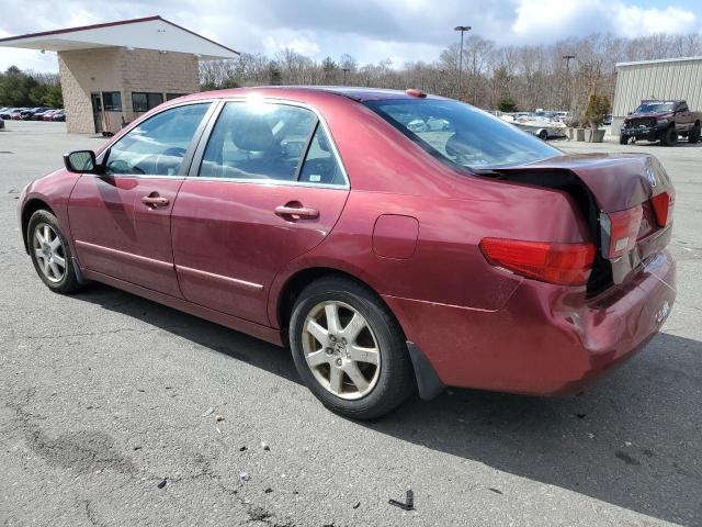 1HGCM66895A075154 - 2005 HONDA ACCORD EX RED photo 2