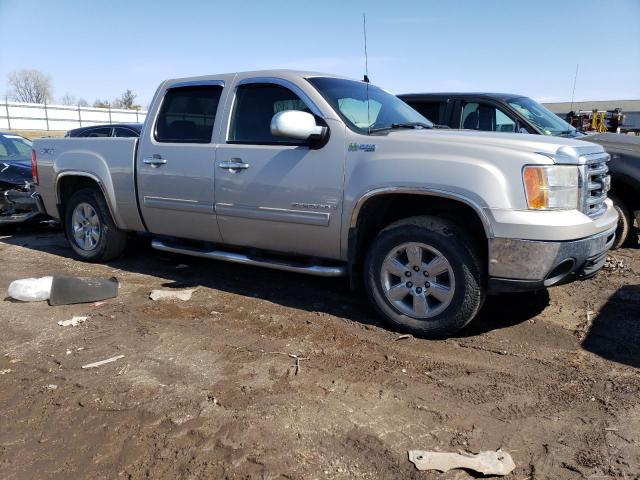 3GTFK13539G255106 - 2009 GMC SIERRA K1500 HYBRID SILVER photo 4