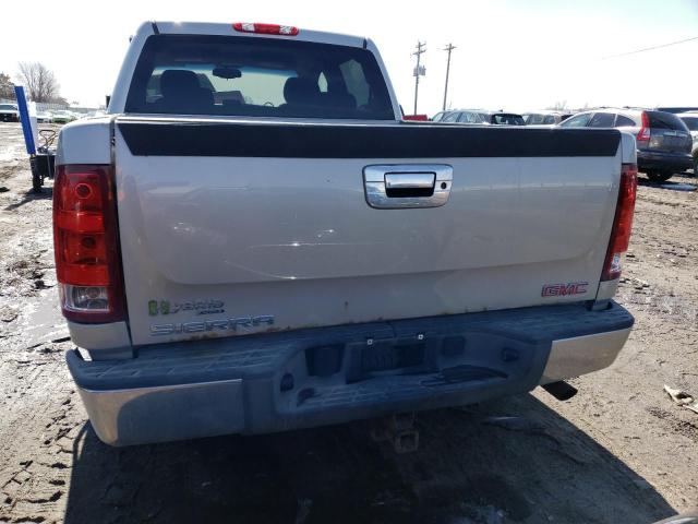 3GTFK13539G255106 - 2009 GMC SIERRA K1500 HYBRID SILVER photo 6