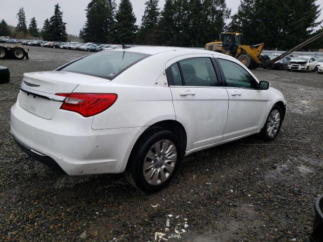 1C3CCBAG9CN236329 - 2012 CHRYSLER 200 LX WHITE photo 3