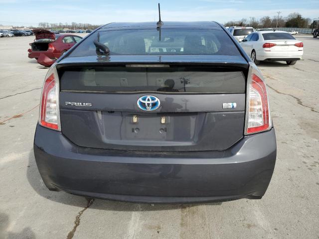 JTDKN3DU0D5600311 - 2013 TOYOTA PRIUS GRAY photo 6