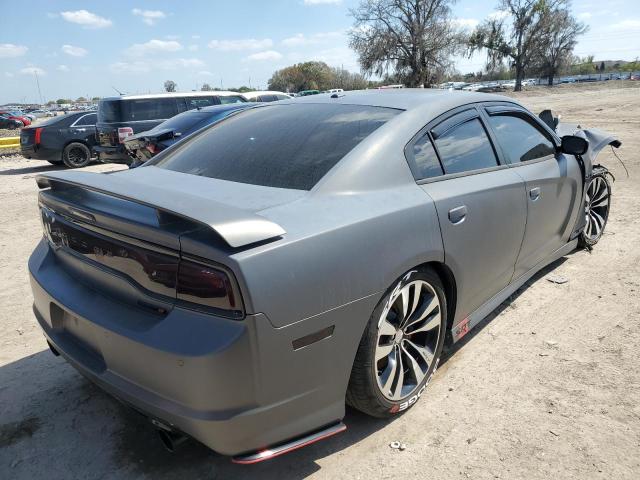 2C3CDXEJ3CH276267 - 2012 DODGE CHARGER SRT-8 GRAY photo 3