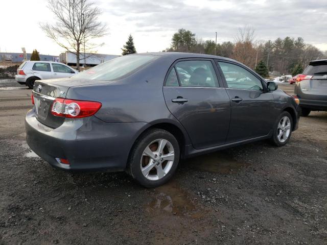 2T1BU4EE0DC082333 - 2013 TOYOTA COROLLA BASE GRAY photo 3