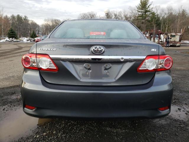 2T1BU4EE0DC082333 - 2013 TOYOTA COROLLA BASE GRAY photo 6