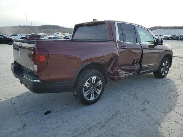 5FPYK3F61HB004332 - 2017 HONDA RIDGELINE RTL MAROON photo 3