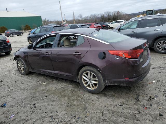 KNAGM4A7XB5110322 - 2011 KIA OPTIMA LX PURPLE photo 2