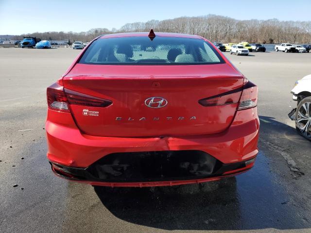 5NPD84LF3LH619250 - 2020 HYUNDAI ELANTRA SEL RED photo 6