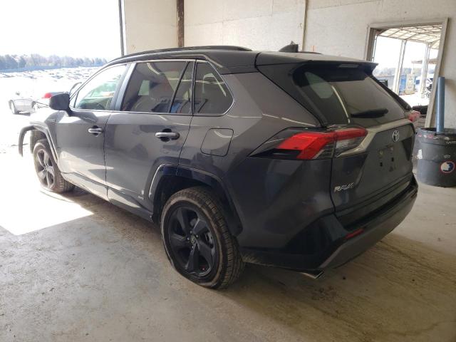 JTMEWRFV6KJ005874 - 2019 TOYOTA RAV4 XSE GRAY photo 2