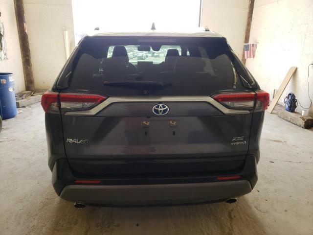 JTMEWRFV6KJ005874 - 2019 TOYOTA RAV4 XSE GRAY photo 6