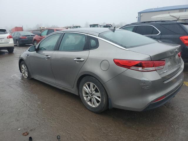 5XXGT4L37GG092736 - 2016 KIA OPTIMA LX GRAY photo 2