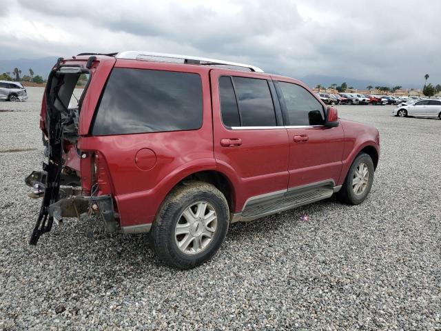 5LMEU68H94ZJ47340 - 2004 LINCOLN AVIATOR 勃艮第红 照片 3