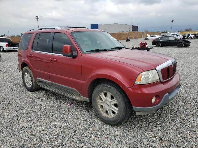 5LMEU68H94ZJ47340 - 2004 LINCOLN AVIATOR 勃艮第红 照片 4