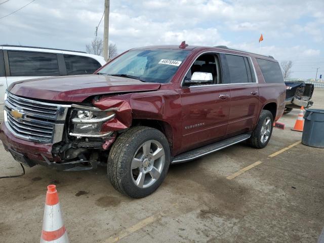 1GNSKJKC6KR130063 - 2019 CHEVROLET SUBURBAN K1500 PREMIER BURGUNDY photo 1